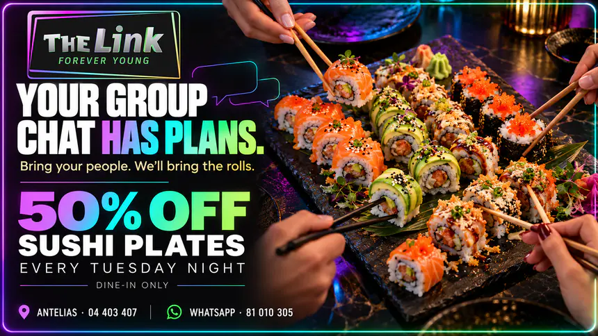 Sushi Night Every Tuesday