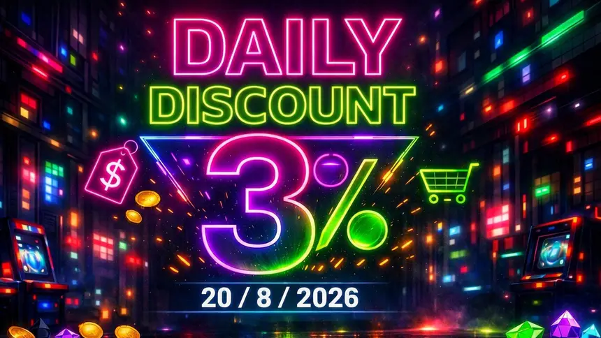 Daily Discount: 3% OFF today! Don't miss out. 💥